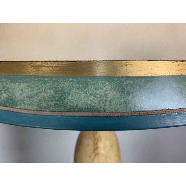 19th Century Italian Candlestick Lamps With Custom Parchment Shades - a Pair For Sale In Los Angeles - Image 6 of 11