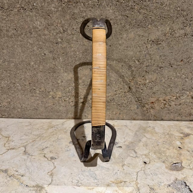 Sculptural Silver Plated Wine Holder by Eisenberg Lozano, 1960s Mid Century For Sale In San Diego - Image 6 of 11