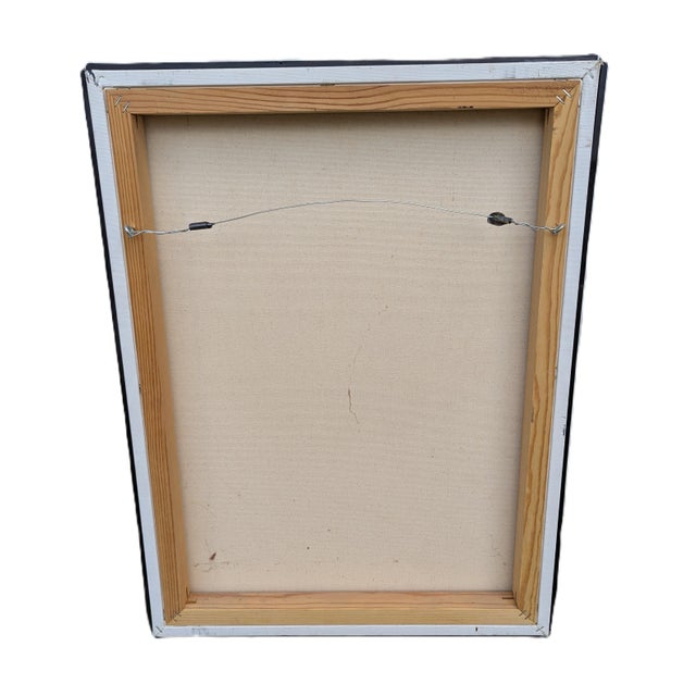 Abstract "Foray Into Space #26" Oil Painting by John Carnright For Sale - Image 3 of 10