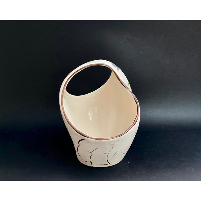 Vintage Art Deco Belgian Vase, 1950s For Sale - Image 4 of 7