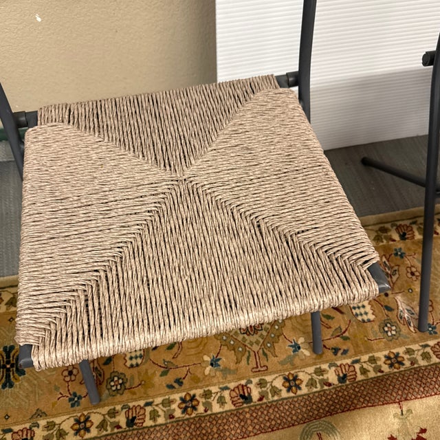 Crate & Barrel San Onofre Chairs, Pair For Sale In San Francisco - Image 6 of 12