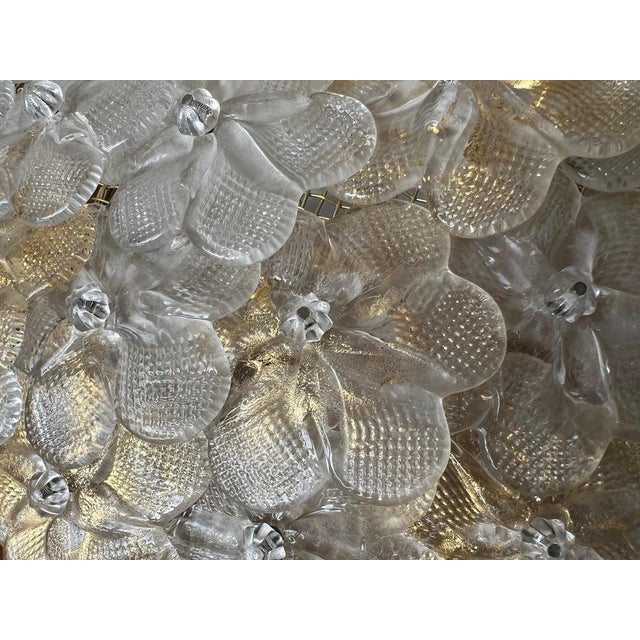 Ceiling Flower Lamp by Barovier & Toso, 1990s For Sale - Image 10 of 18