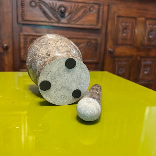 1960s Stone Mortar and Pestle For Sale - Image 4 of 6