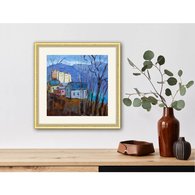 Contemporary "Virginia City" Contemporary Western Landscape Oil Painting For Sale - Image 3 of 12