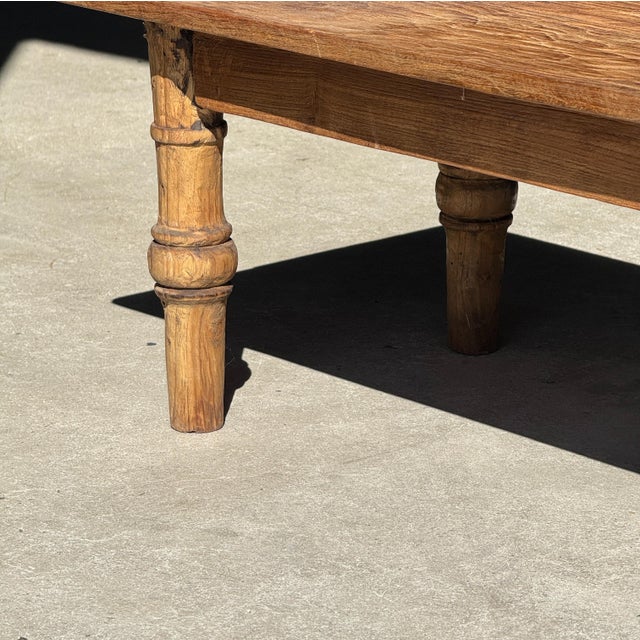 Vintage Coffee Table in Indonesian Brown Teak, 1980s For Sale - Image 10 of 18