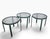 Brown Jordan Set of Three Vintage Stacking Garden Patio Poolside Tables C. 1970/80's For Sale - Image 4 of 8