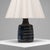 1960s Blue Glazed Stoneware Table Lamp by Einar Johansen for Søholm Stentøj, Denmark, 1960s For Sale - Image 5 of 8