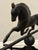 Early 20th Century Vintage Full-Bodied Running Horse Weathervane on Painted Wood Display Base For Sale - Image 5 of 18