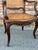 French Country Pair of Antique French Cane Arm Chairs For Sale - Image 3 of 13