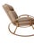 Rocking Chair in Brass and Fabric by Guido Faleschini, 1970s For Sale - Image 4 of 15