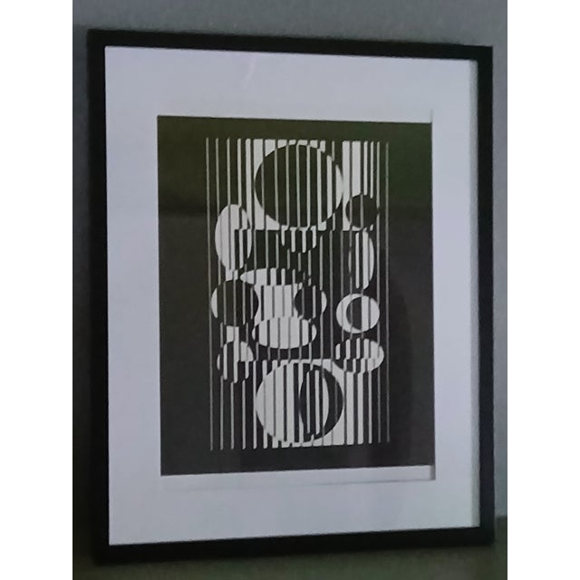 Victor Vasarely, After Iaca, 1950s / 1973, Silk-Screen, Framed For Sale - Image 9 of 17