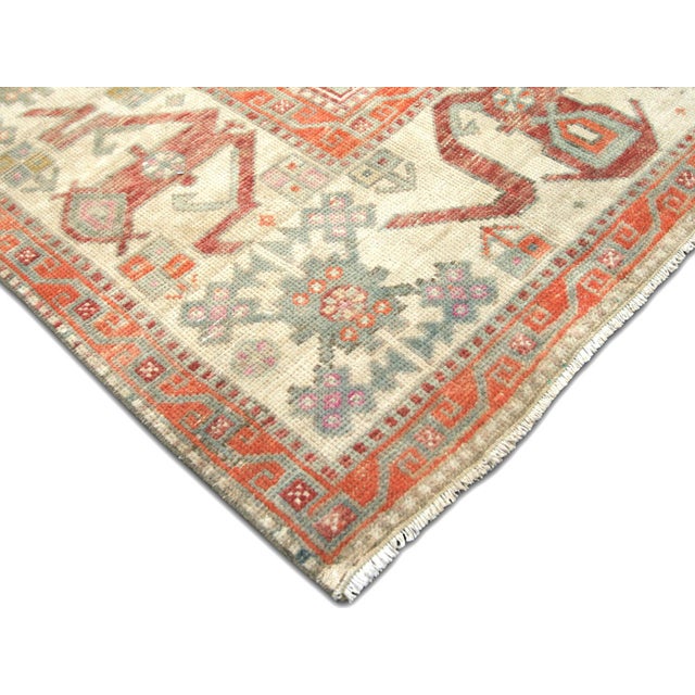 Traditional 1960s Turkish Oushak Rug For Sale - Image 3 of 5