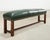 Elongated Georgian Style Mahogany Leather Footstool For Sale - Image 4 of 18