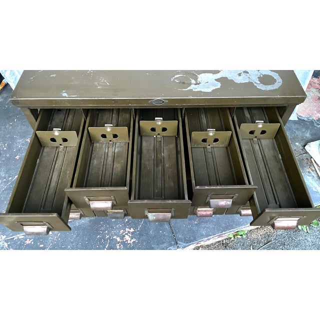 Early 20th Century Art Metal Company File and Card Metal Chairish