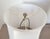 Metal 1960s Hollywood Regency Brass and Porcelain Stiffel Style Table Lamps With Shades For Sale - Image 7 of 7