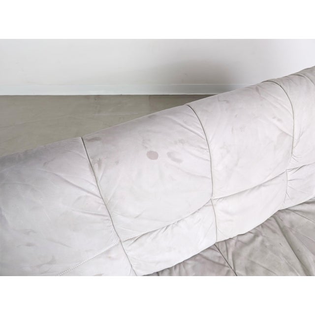 Vintage 3-Seater Sofa in Leather by Dupe Burkhardt Vogtherr For Sale - Image 10 of 11