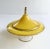 Art Deco Early 20th Century Art Deco Glass Pedestal Compote or Candy Dish Yellow With Gold Trim, Fleur-De-Lis Handle For Sale - Image 3 of 16