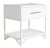 Contemporary Olympia One-Drawer Nightstand in White For Sale - Image 3 of 7
