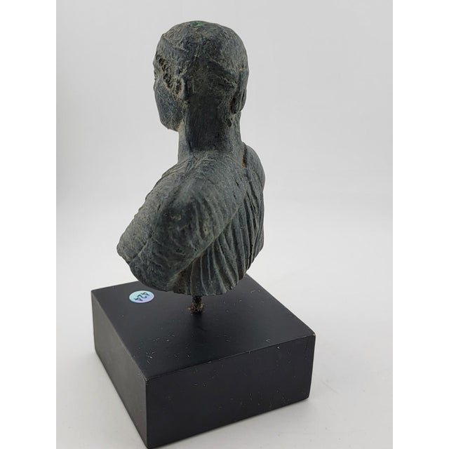 1990s Vintage Miniature Charioteer from Delphi Sculpture Bust. For Sale - Image 5 of 11