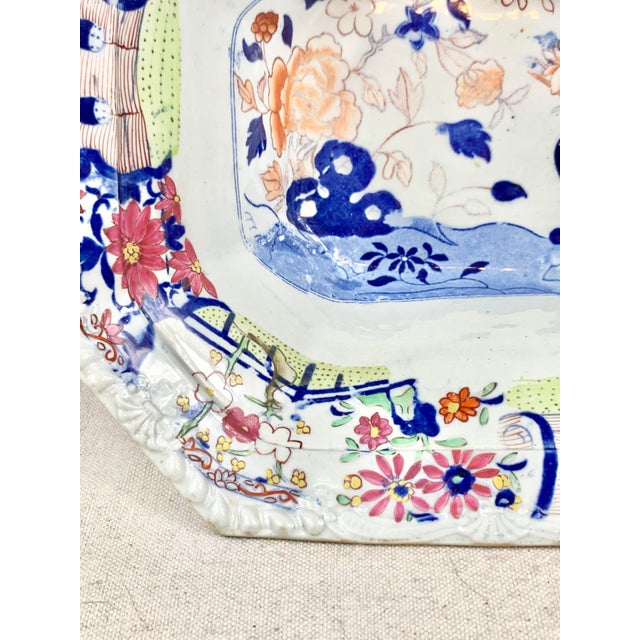 Early 19th Century Antique 1810 Ironstone Compote For Sale - Image 5 of 13