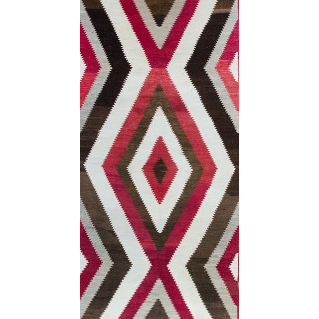 Early 20th Century Native American Navajo Rug For Sale - Image 11 of 15