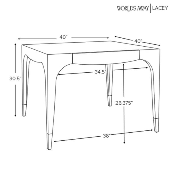 Pink Matthew Izzo Home Lacey Pink Lacquer Game Table For Sale - Image 8 of 9