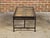 Brown Contemporary Coffee Table Made with Antique Door Fragment on Custom Iron Base For Sale - Image 8 of 12