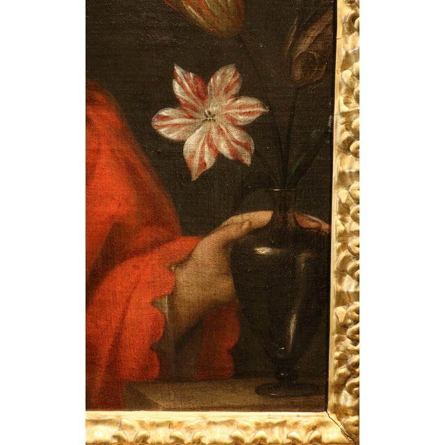 Willem Van Honthorst, Portrait of Louise Henriette of Orange, 1650, Oil on Canvas For Sale - Image 11 of 15