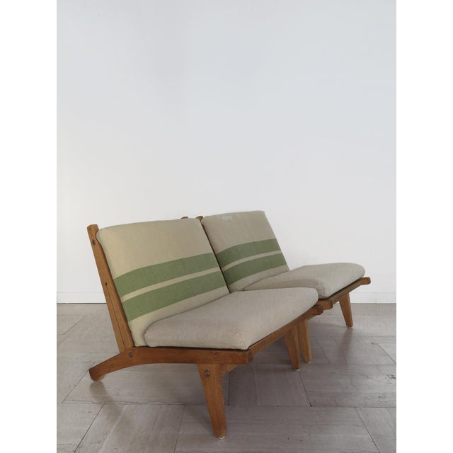 Scandinavian Model GE-370 Armchairs by Hans J. Wegner for Getama, Denmark, 1960s, Set of 2 For Sale - Image 16 of 16