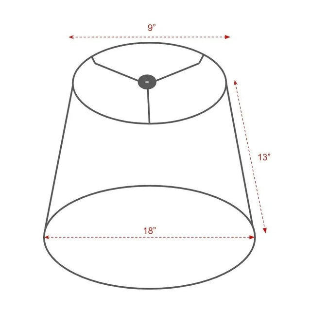 Bunny Williams Home Bunny Williams Home Bluebird Lampshade, Large For Sale - Image 4 of 4