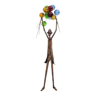 Tall Balloon Man Sculpture by Jim Lewk For Sale