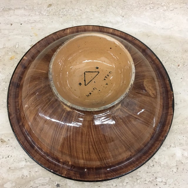 Boho Chic Vintage Italian Bowl For Sale - Image 3 of 8
