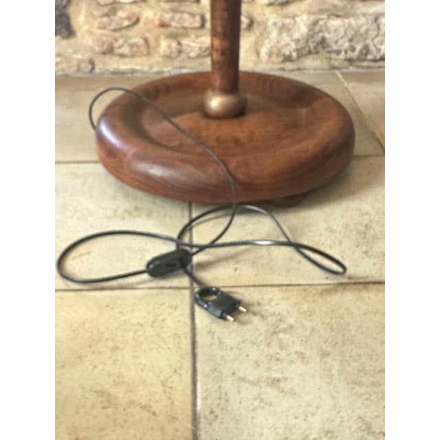Brown Art Deco Floor Lamp, 1930s For Sale - Image 8 of 13
