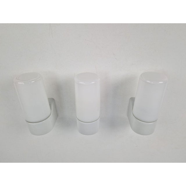 Vintage Wall Lamps attributed to Wilhelm Wagenfeld for Lindner, 1950s, Set of 3 For Sale - Image 15 of 16