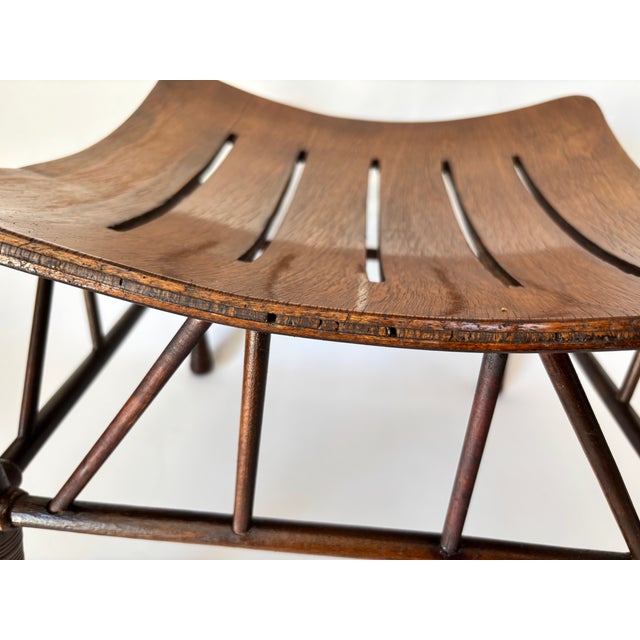 Early 20th Century Egyptian Revival Thebes Stool, Liberty & Co Attributed Circa 1920s For Sale - Image 5 of 18