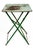 French Painted Wrought Iron Folding Garden Table, Circa 1920's For Sale - Image 4 of 7