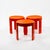 Orange Plastic Nesting Tables by Prisunic, Holland, 1970s, Set of 3 For Sale - Image 13 of 13