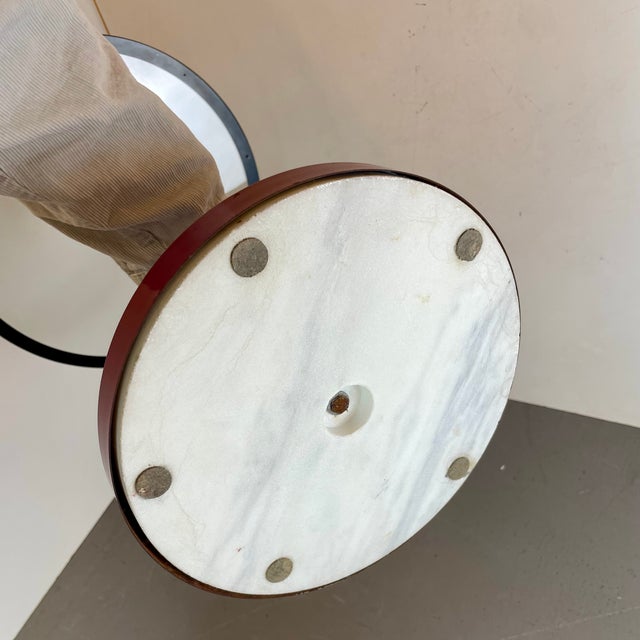 Vintage Red Side Table, 1980s For Sale - Image 13 of 15