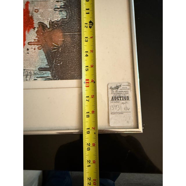 1970s 1979 Signed Laszlo Dus (California Hungary b.1941) Lithograph 344/1000 For Sale - Image 5 of 7