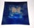 Metal Brilliant Blues -- 20th Century MCM Copper Enamel Geometric Dish / Catchall Signed "Stone" For Sale - Image 7 of 8