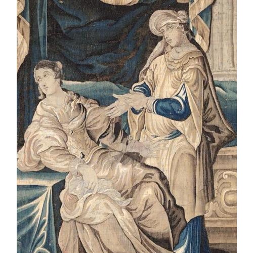 Antique Aubusson Tapestry, 1700s For Sale - Image 4 of 7