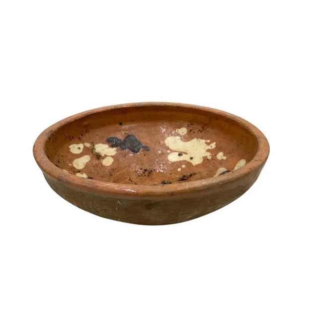 Antique Hungarian Folk Art Decorative Bowl For Sale - Image 4 of 6