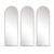 Mid-Century Modern Set of Three Regent Arch Top Wall Mirrors For Sale - Image 3 of 7