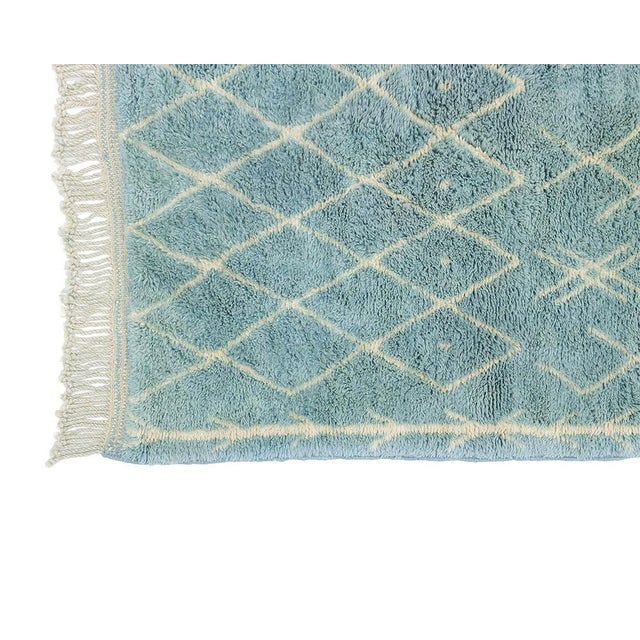 2020s Premium Hand-Knotted Moroccan Wool Rug | 11'0" X 7'4" | One of a Kind For Sale - Image 5 of 9