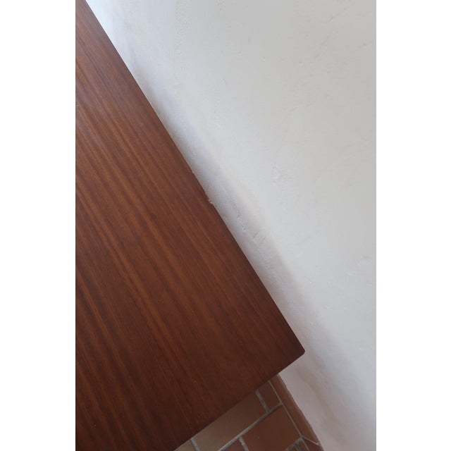 Teak Chest of 3 Drawers on Black Metal Base, 1960s For Sale - Image 9 of 12