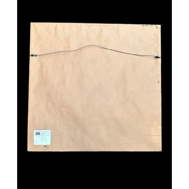 Louis De Mayo "Conversation" 1981 Signed Framed Art Serigraph Limited Edition For Sale - Image 9 of 11