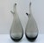 Mid-Century Modern 1960s Holmegaard Smoke Glass Vases, a Pair For Sale - Image 3 of 7