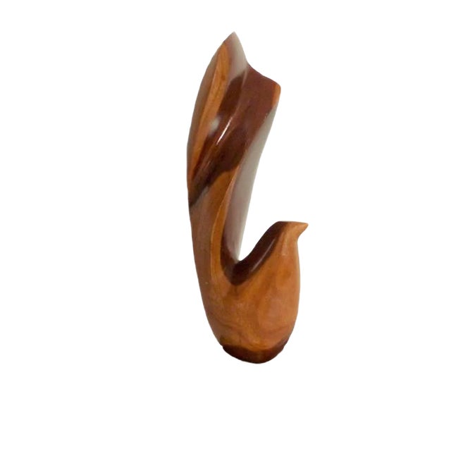 Scandinavian Bird Sculpture in Teak, 1950s For Sale