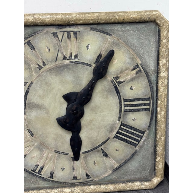 Early 21st Century Restoration Hardware Grand Saint Etienne Decorative Wall Clock For Sale - Image 5 of 12