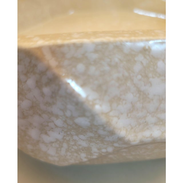 Mid Century Ikebana Footed Vase For Sale - Image 9 of 11